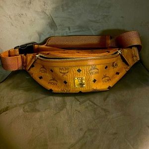 MCM Visetos small belt bag